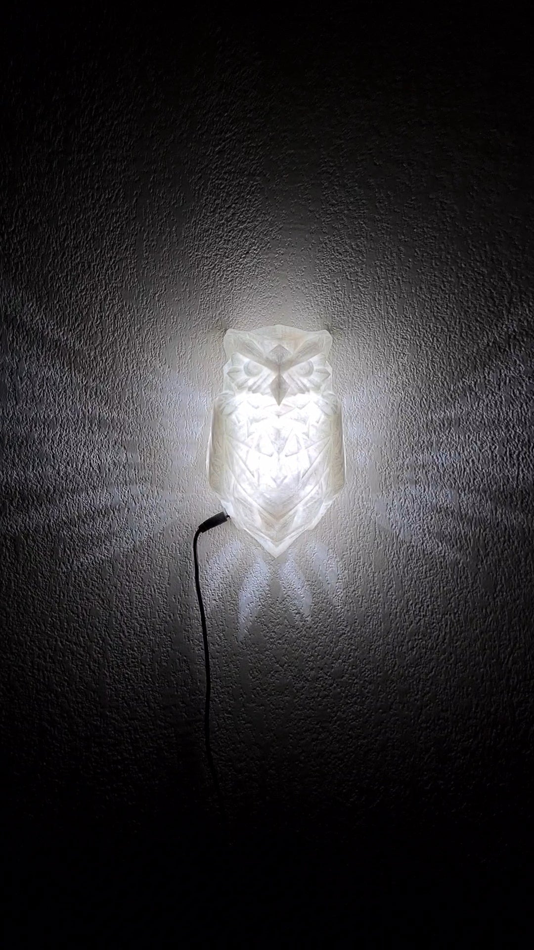 hibou lumineux